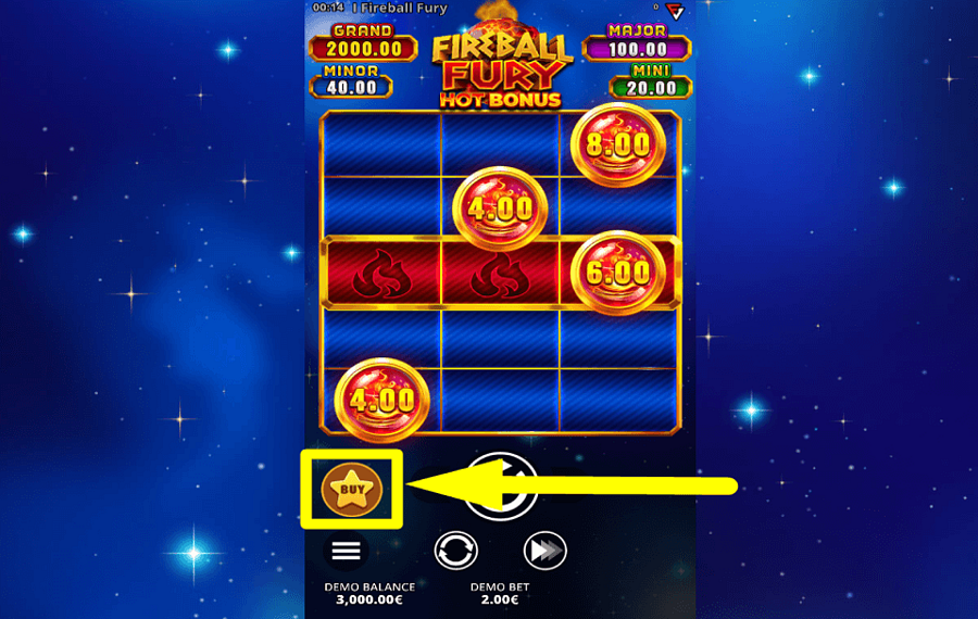 Fireball Fury Hot Bonus CLAIM THE BONUS.