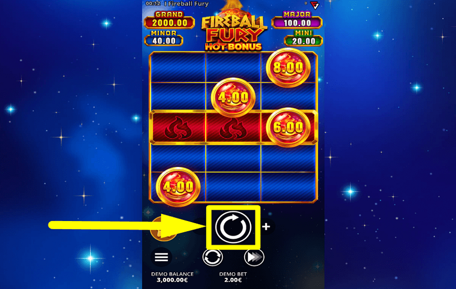 Fireball Fury Hot Bonus CHASE THE REWARD.