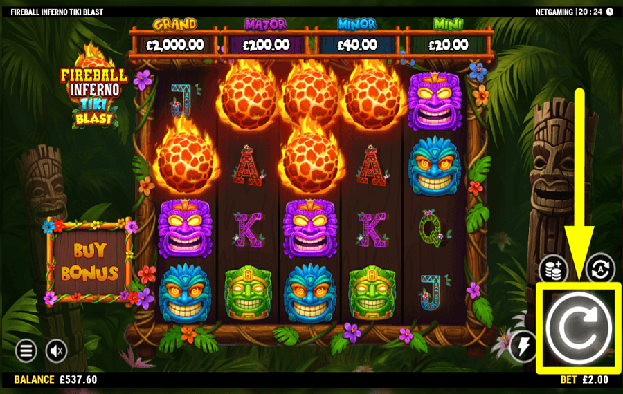 Fireball Inferno Tiki Blast GO FOR A SPIN.