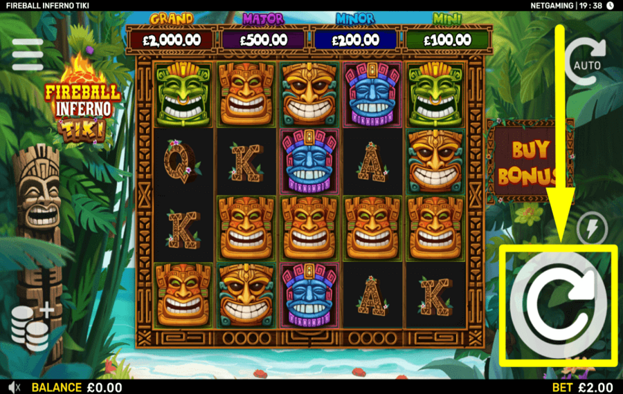 Fireball Inferno Tiki PLAY TO WIN.