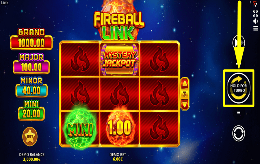 Fireball Link Cash Up ATTEMPT TO WIN.