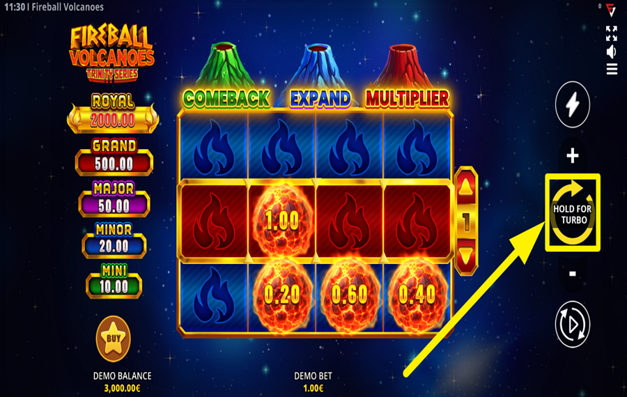 Fireball Volcanoes Trinity Series TOURNEZ POUR GAGNER !