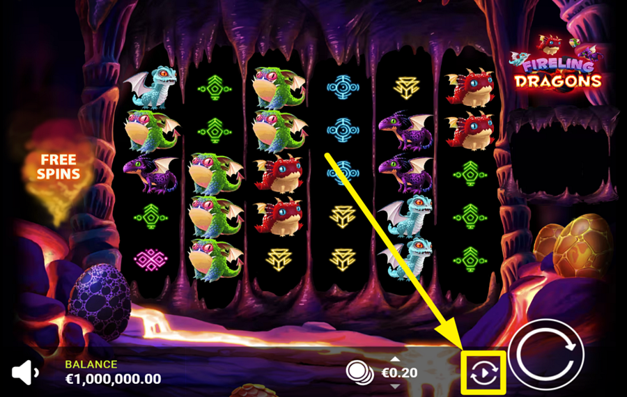 Fireling Dragons AUTOMATISCHES ABSPIELEN STARTEN.