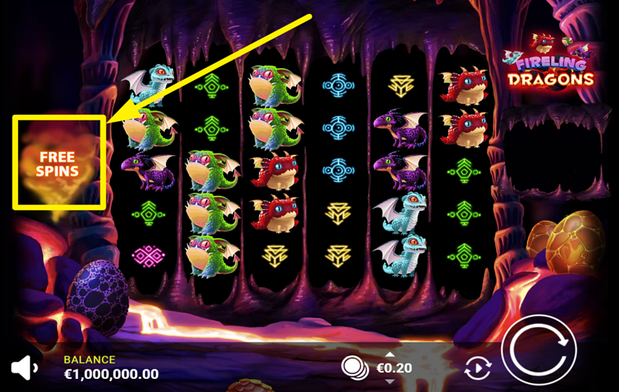 Fireling Dragons Freispiele, mehr Gewinne?