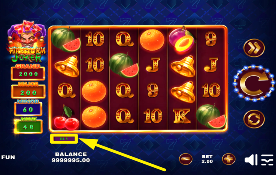 Firestorm Joker 777 UNLOCK A BONUS GAME.