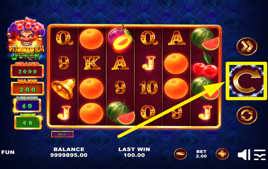 Firestorm Joker 777 EMBARK ON YOUR GAME!