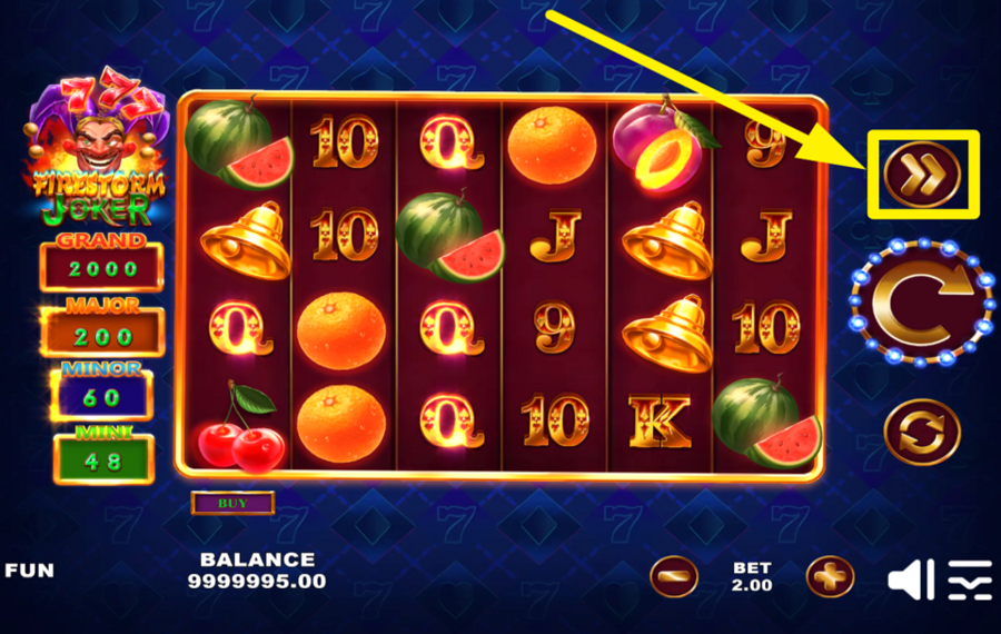 Firestorm Joker 777 AMP UP THE GAME.