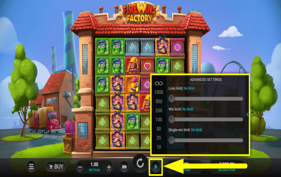 Firewins Factory CONFIGURAR GIROS AUTOMÁTICOS.