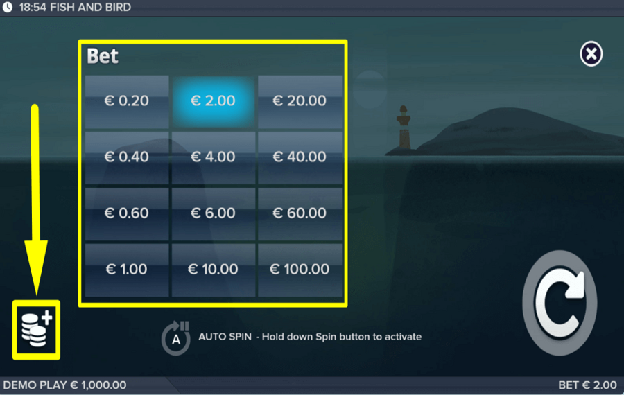 Fish and Bird ВЫБЕРИТЕ СТАВКУ.