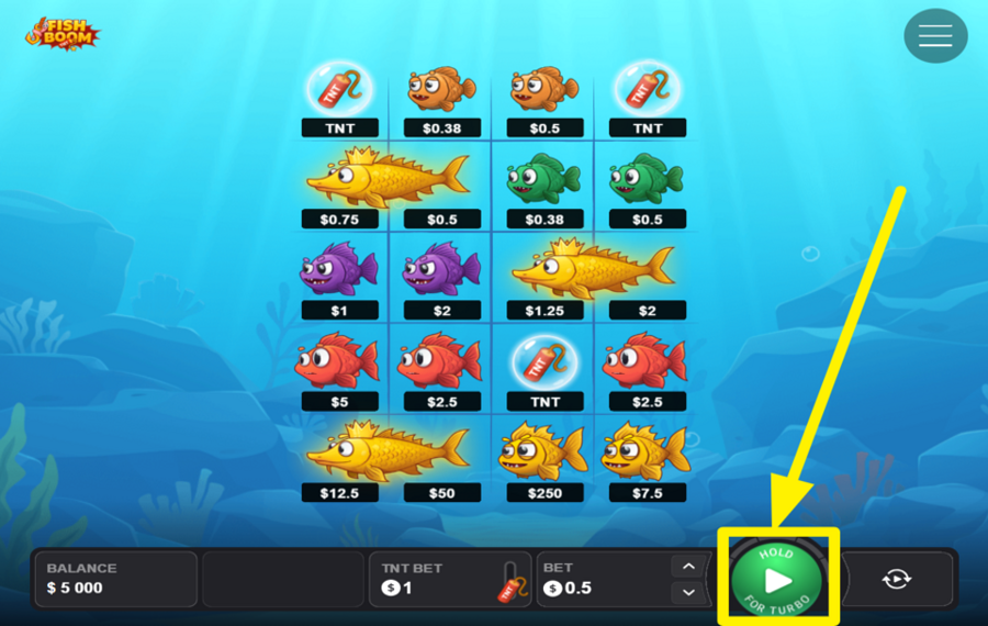 Fish Boom INSERIRE L'ANELLO NELLA GRIGLIA.