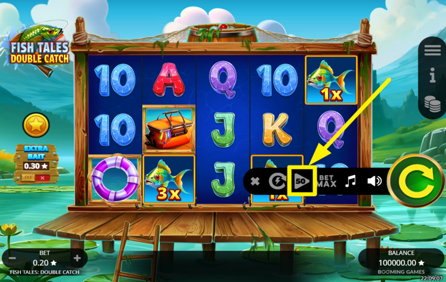 Fish Tales Double Catch DÉCLENCHEZ LA LECTURE AUTOMATIQUE.