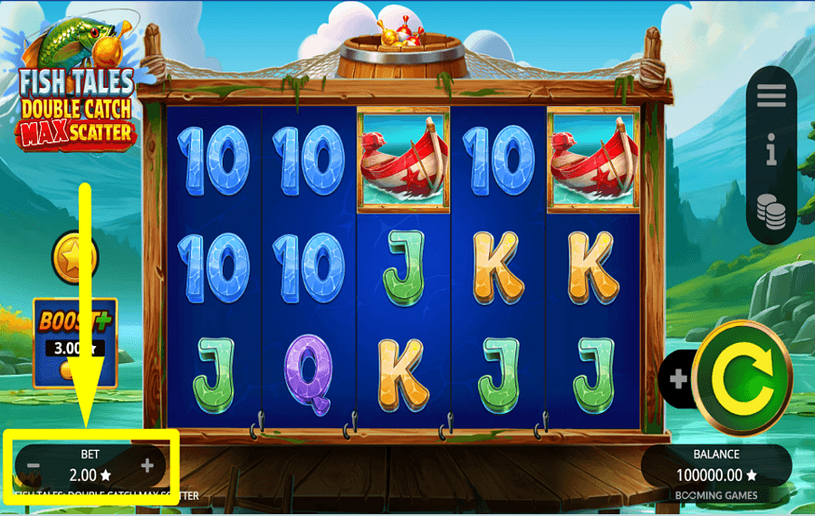 Fish Tales Double Catch Max Scatter ОПРЕДЕЛИТЕ СВОЮ СТАВКУ.