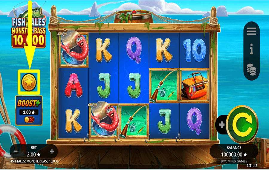 Fish Tales Monster Bass 10000 ACHETEZ DES BONUS.