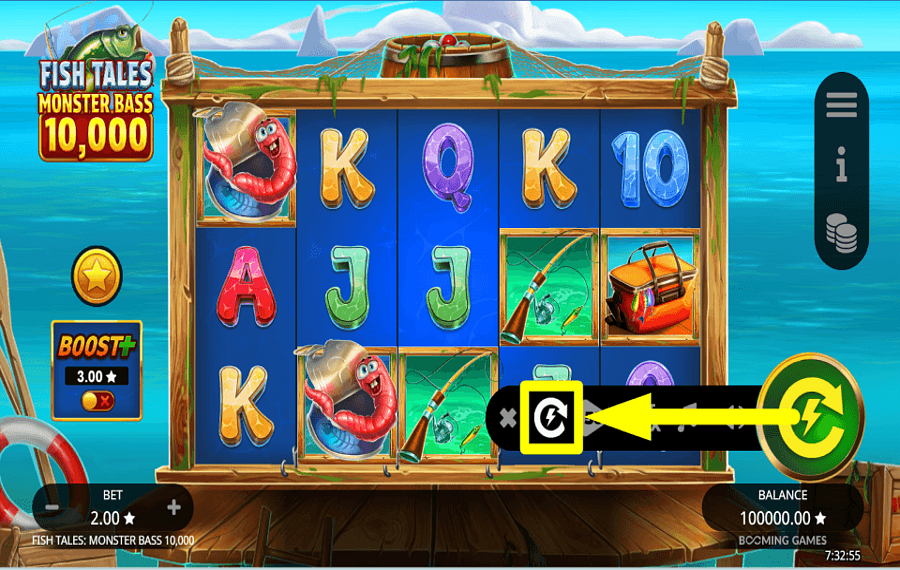 Fish Tales Monster Bass 10000 ACCÉLÉREZ LE JEU.