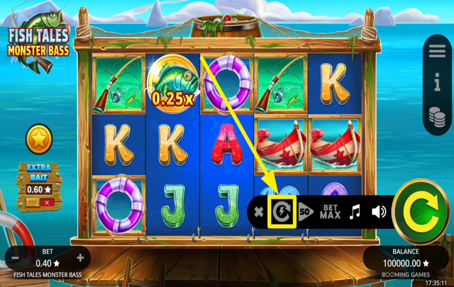 Fish Tales Monster Bass ACCELERA IL GIOCO!