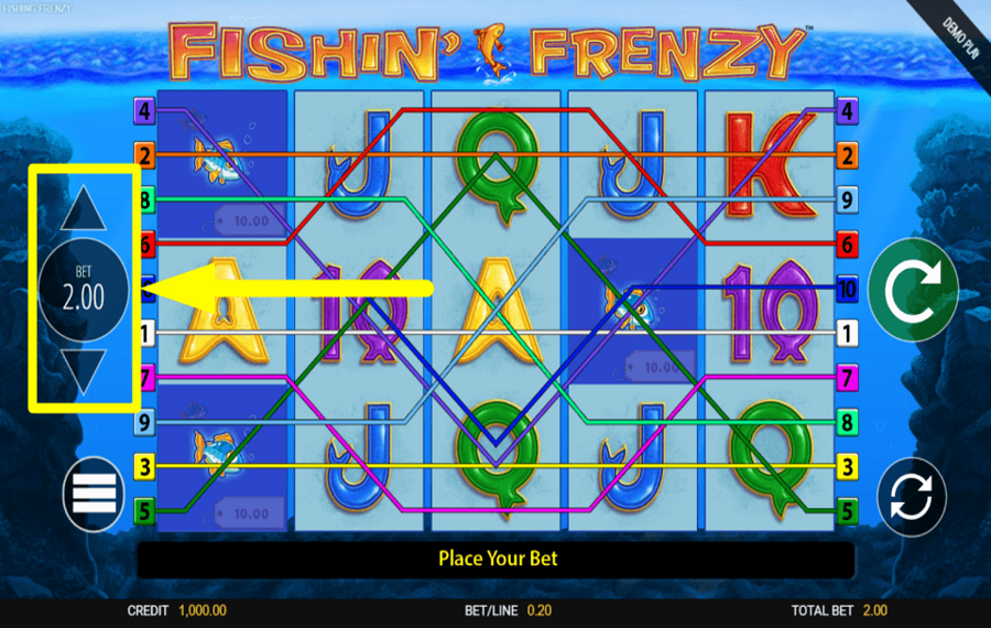 Fishin Frenzy FAI LA TUA SCOMMESSA.