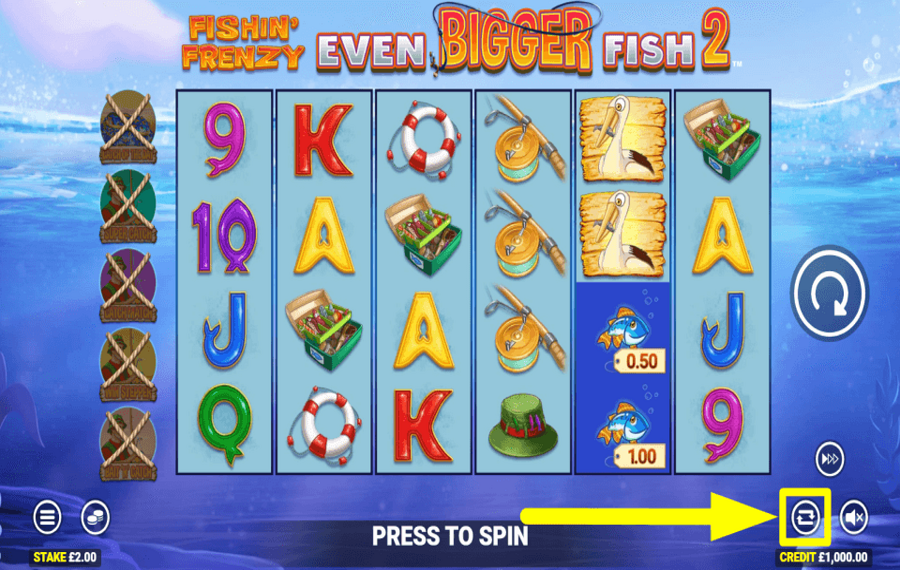 Fishin Frenzy Even Bigger Fish 2 DÉMARRER LA LECTURE AUTOMATIQUE.