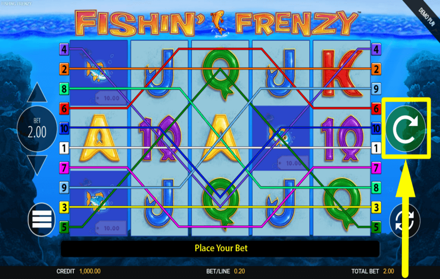 Fishin Frenzy FAI UN GIRO.