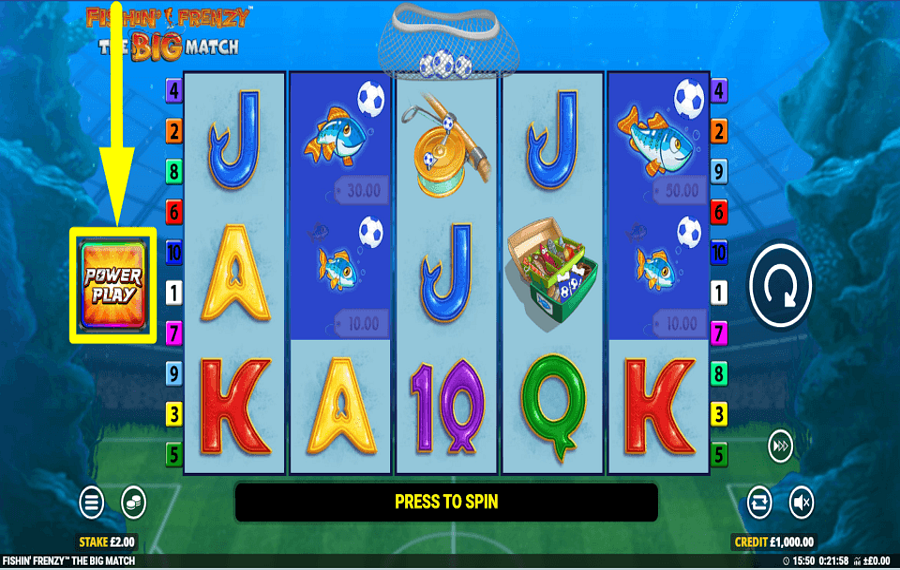 Fishin Frenzy The Big Match CHANGE YOUR LUCK.