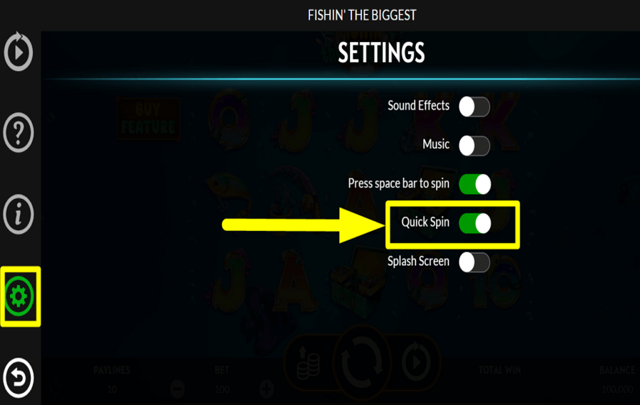 Fishin The Biggest BESCHLEUNIGEN SIE DAS SPIEL.