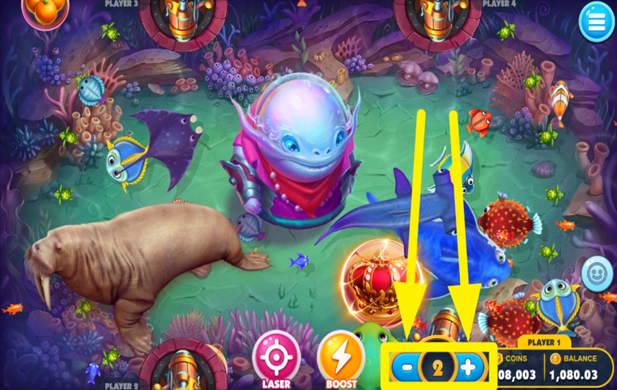 Fishing Kingdom Remastered SET YOUR STAKE.