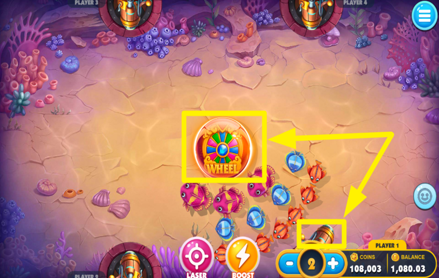 Fishing Kingdom Remastered SPIN THE BONUS WHEEL.