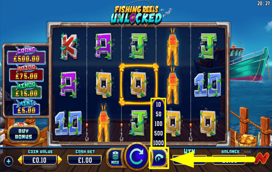 Fishing Reels Unlocked USE THE AUTOPLAY FEATURE.