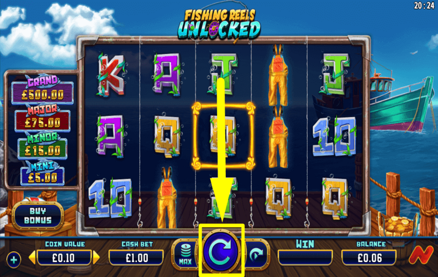 Fishing Reels Unlocked TAP THE PLAY BUTTON.