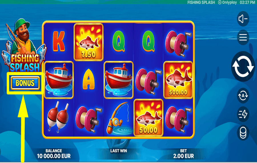 Fishing Splash SICHERN SIE SICH DEN BONUS.