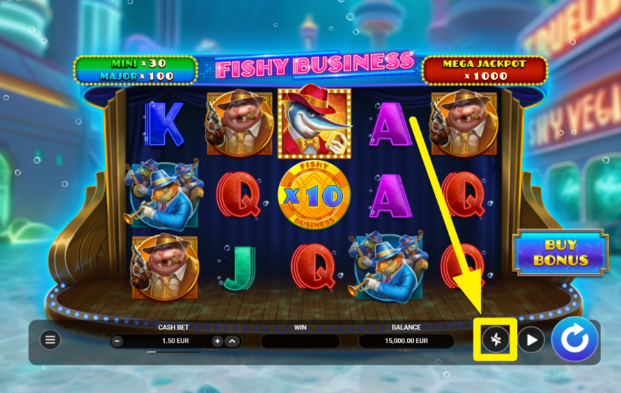 Fishy Business ACELERA EL JUEGO.
