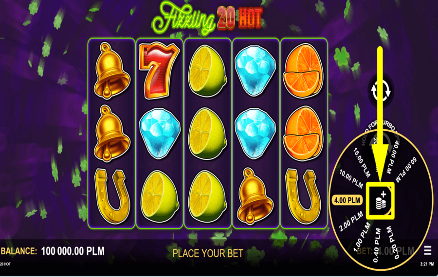 Fizzling 20 Hot ASSIGN YOUR WAGER