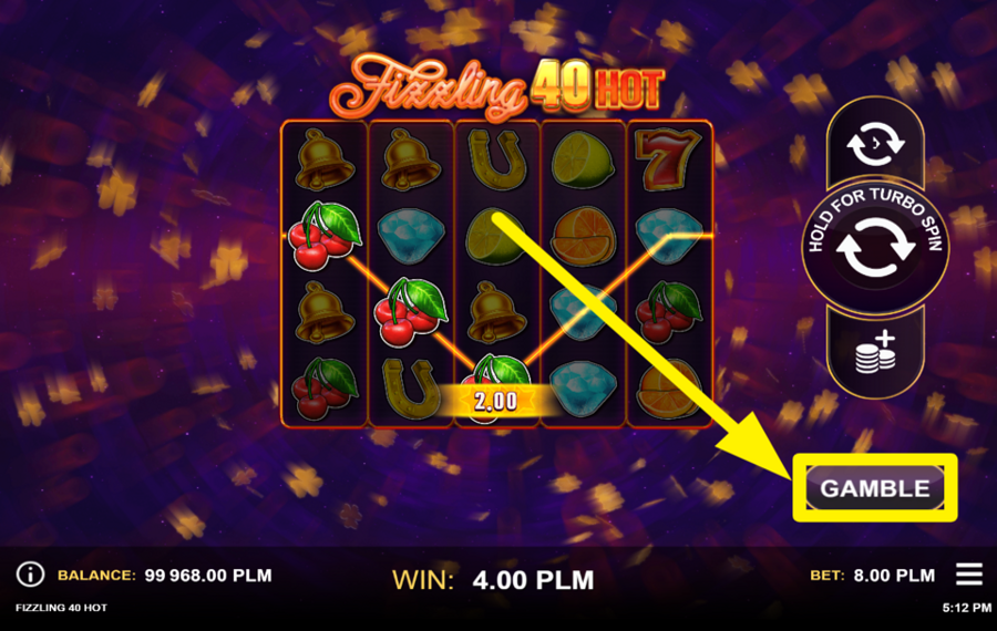 Fizzling 40 Hot TEST YOUR FORTUNE.