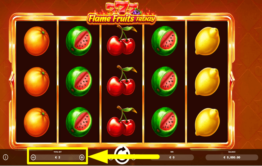 Flame Fruits Frenzy PLACER L'ENJEU.