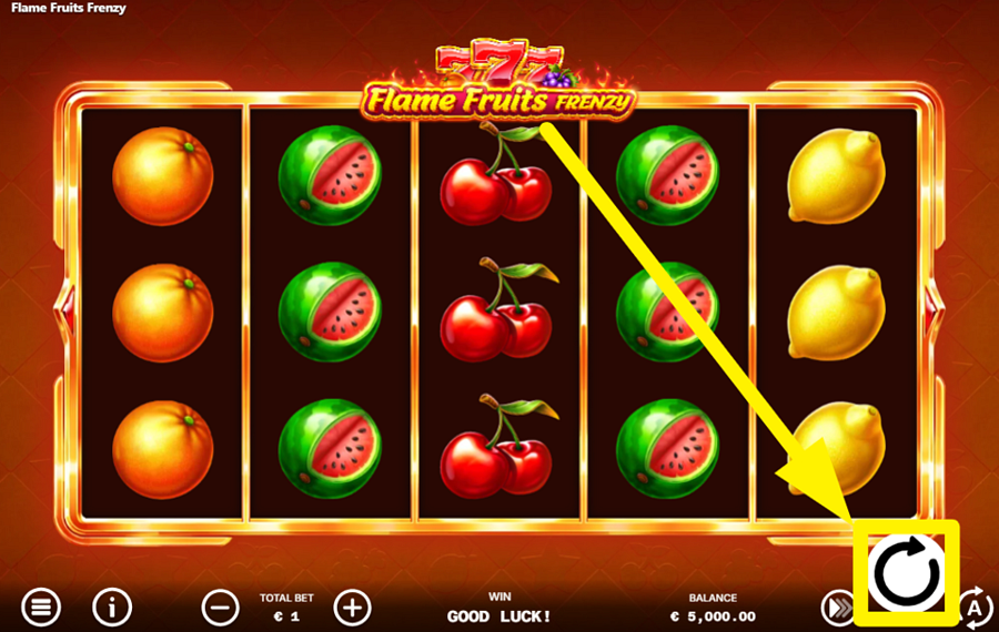 Flame Fruits Frenzy Hold and Win КРУТИТЕ ПЕДАЛИ И ПОБЕЖДАЙТЕ!