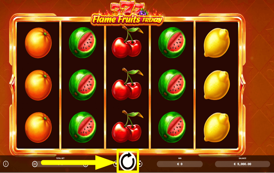 Flame Fruits Frenzy COMMENCEZ À PARIER.