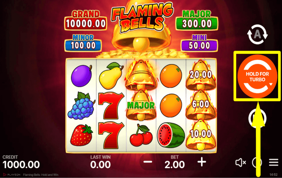 Flaming Bells Hold and Win APUESTA POR RECOMPENSAS.