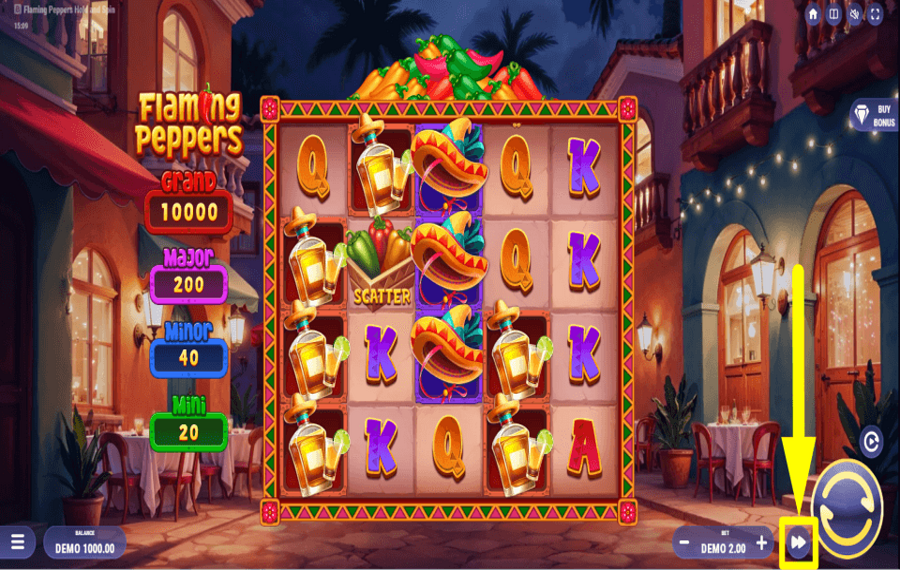 Flaming Peppers Hold and Spin КОНТРОЛИРУЙТЕ  ТЕМП.