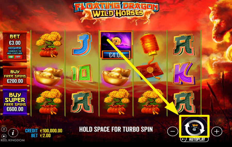 Floating Dragon Wild Horses PARTICIPEZ À LA FÊTE !