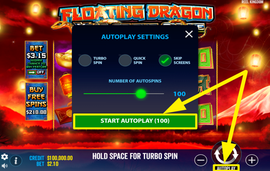 Floating Dragon Year of the Snake ENABLE AUTOPLAY.