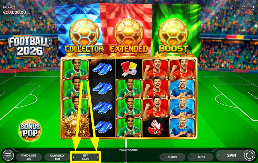 Football 2026 DECIDE ON YOUR WAGER.