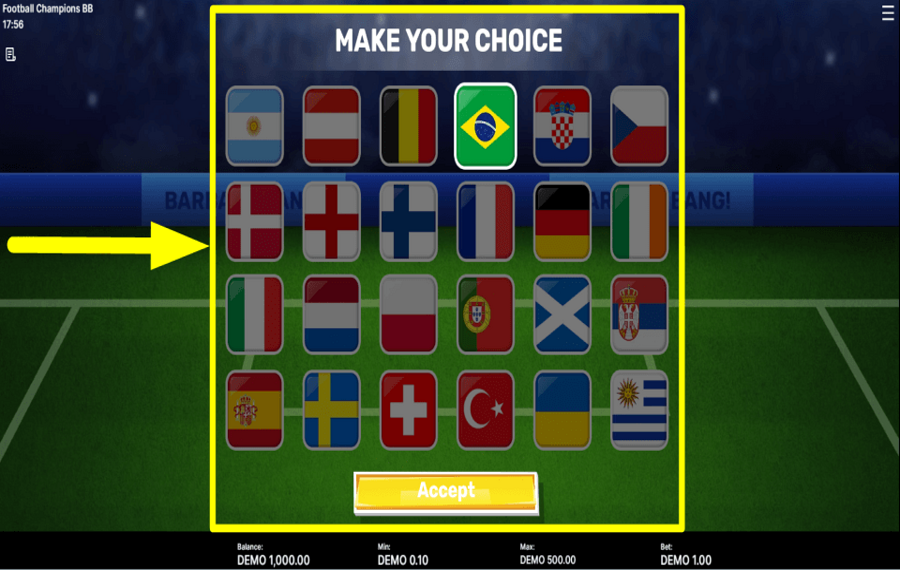 Football Champions BB PICK A TEAM.