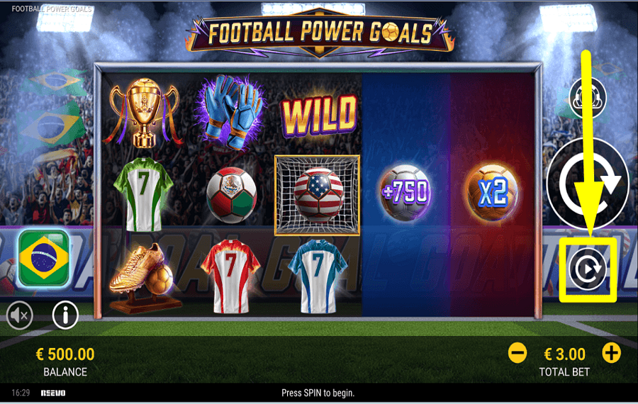 Football Power Goals РАССМОТРИТЕ ВОЗМОЖНОСТЬ ВКЛЮЧЕНИЯ АВТОИГРА.