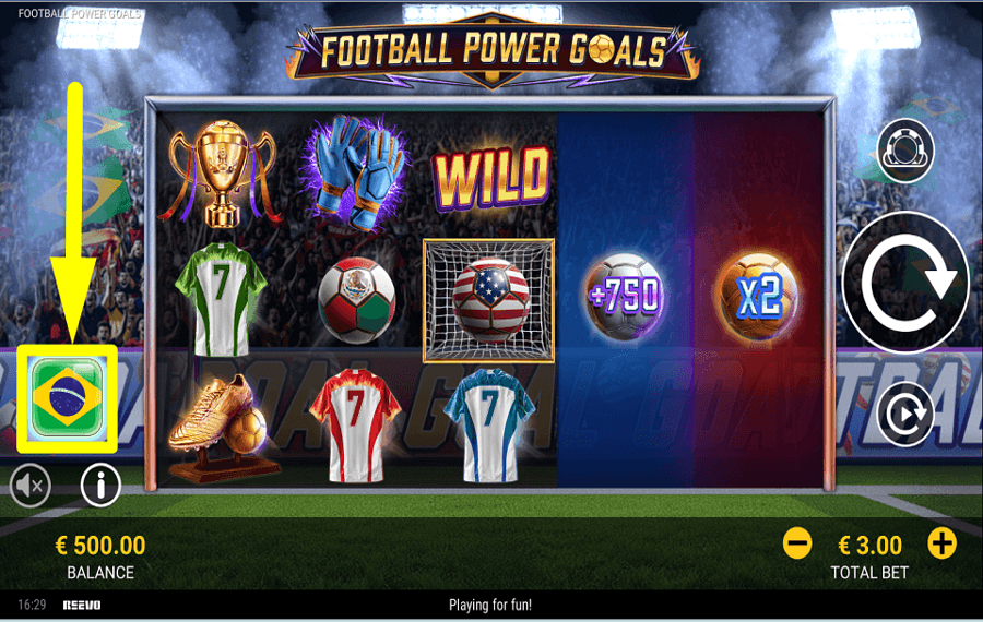 Football Power Goals ИЗМЕНИТЕ СВОЮ КОМАНДУ.