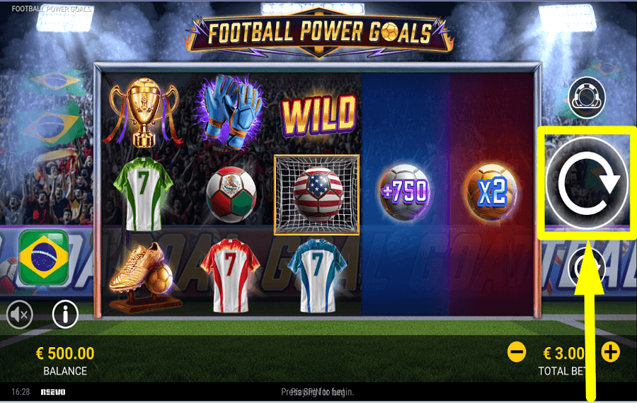 Football Power Goals НАЧНИТЕ ИГРАТЬ В АЗАРТНЫЕ ИГРЫ.