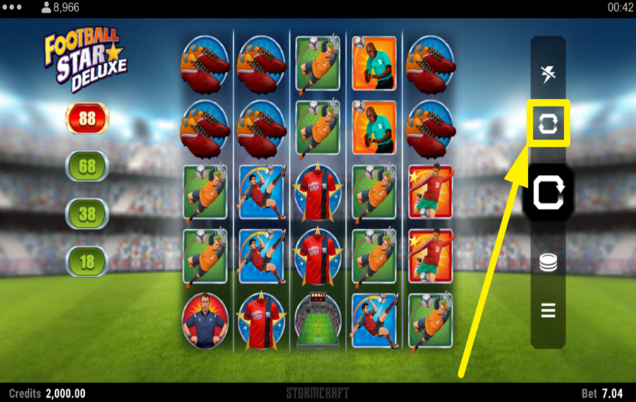 Football Star Deluxe CONFIGURAR LA REPRODUCCIÓN AUTOMÁTICA.