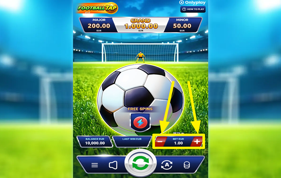 Football Tap УКАЖИТЕ ВАШУ СТАВКУ.
