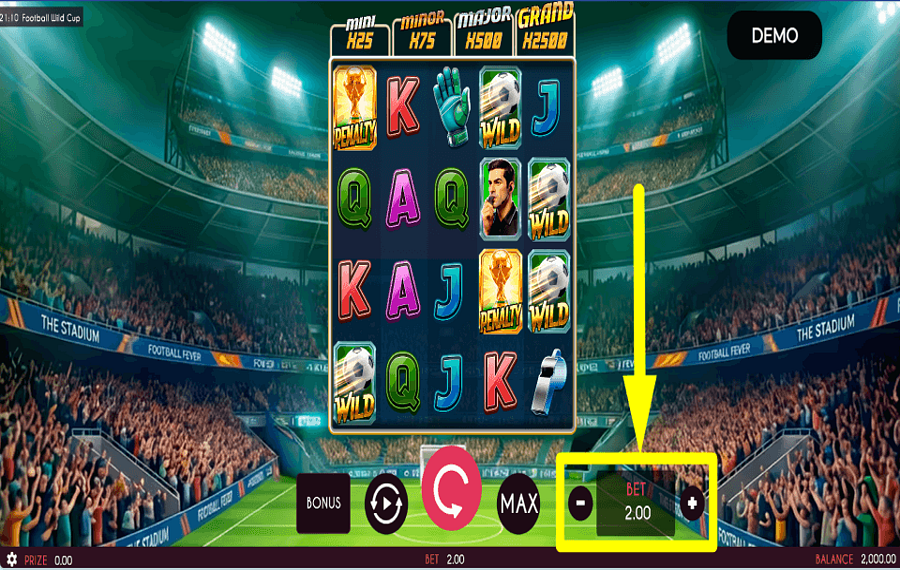 Football Wild Cup ОПРЕДЕЛИТЕ СВОЮ СТАВКУ.