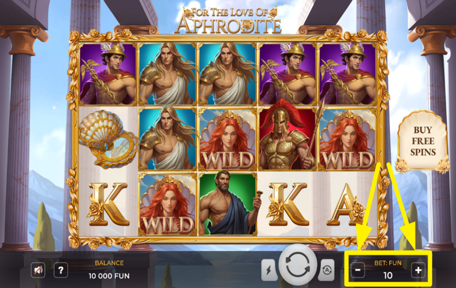 For the Love of Aphrodite AJUSTEZ VOTRE MISE.