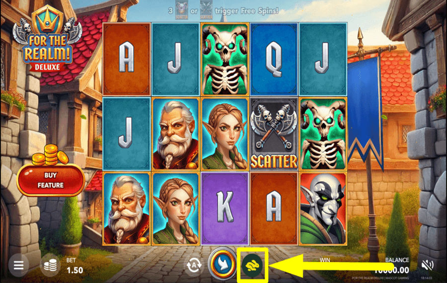 For the Realm Deluxe CONTROLLA IL RITMO DI GIOCO.