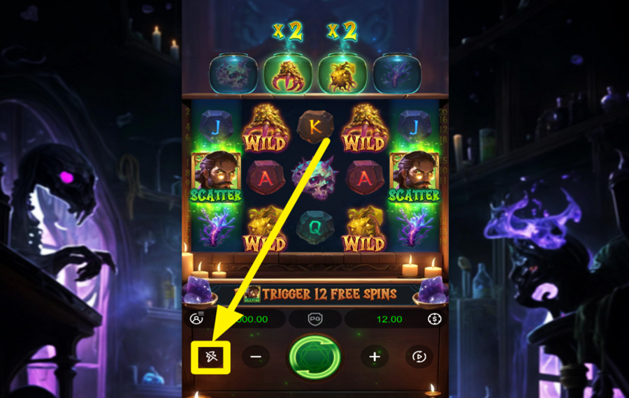 Forbidden Alchemy CHANGE THE SPEED.